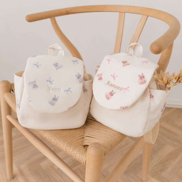 【名入れ】世界にひとつのベビーリュック プティアミ ハンドメイド