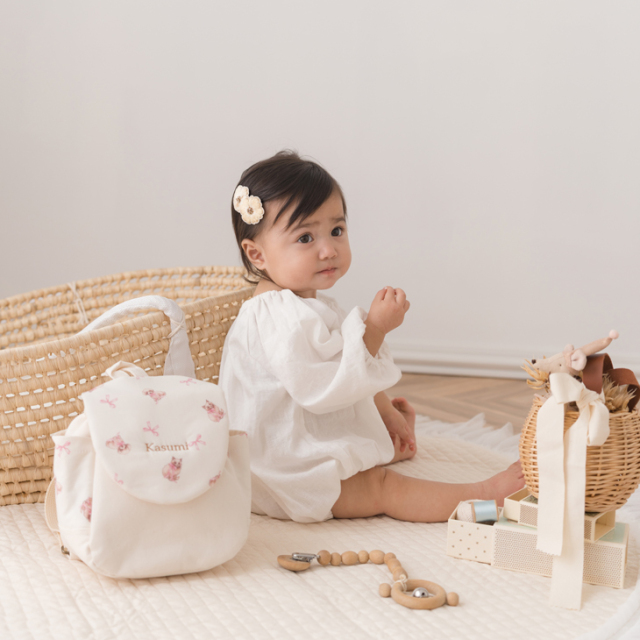 名入れ】世界にひとつのベビーリュック プティアミ ハンドメイド