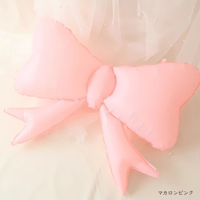 リボンアルミバルーン 【3colors】
