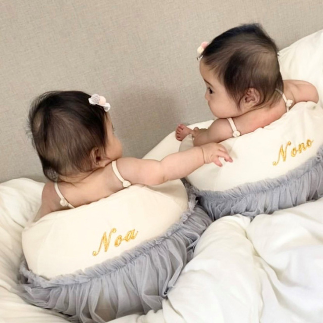 名前入りチュールバンボカバー【2color】チュール付き/フリル/バンボ  