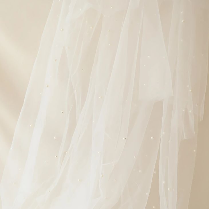 パールシフォンテーブルチュール 150×300cm