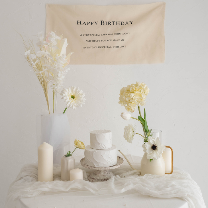 【おうちフォトレンタル】Bloom Memory - Ivory Flower｜2泊3日・往復送料込み