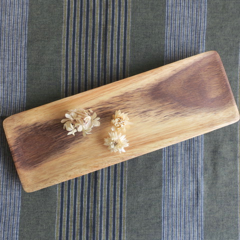 【天然木】ACACIA WOOD ロングプレート