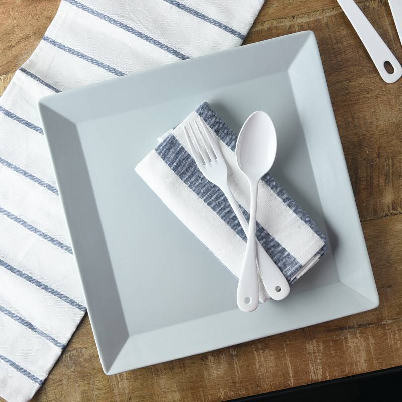 【美濃焼】スクエアプレート/マットグレー