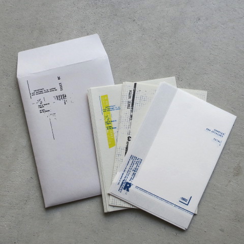 《メール便可》【ヨハク】いろいろな紙のメモセット　