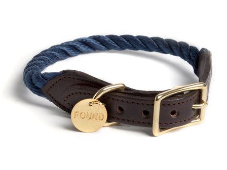Found My Animal ネイビーロープ・カラー