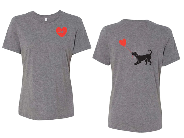 Grounds & Hounds Coffee Heartstrings Tシャツ