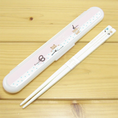 グーグーズ　ランチシリーズ　箸＆ケース（クマカフェ）