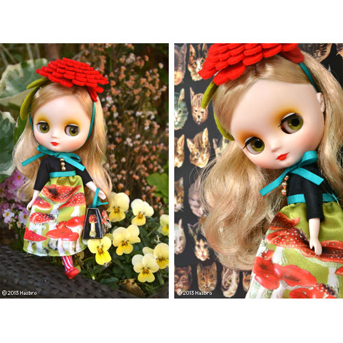 Blythe　CWCプロデュースコラボレーションドール　ミディブライス　「ネコグツずきん」　2013年3月22日発売予定　ご予約受付中！