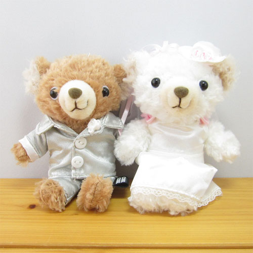 COBE COBE（コービーコービー）　コービーウェディングセット　おすわりサイズ（スィートハット）　ぬいぐるみ