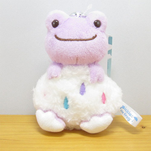 カエルのピクルス（かえるのピクルス）　雲とピクルス　カラビナマスコット　パープル