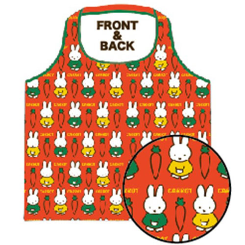 ディック・ブルーナ　ミッフィー（miffy）　CARROTシリーズ　ミニショッピングバッグ（キャロット　RD）【エコバッグ 折りたたみ】