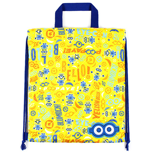 ミニオン（MINIONS）　キルトナップサック　イエロー