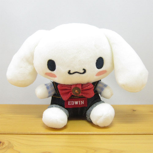 エドウィンとサンリオキャラがかわいくコラボ サンリオキャラクターズ Edwin シナモロール Cinnamoroll ぬいぐるみ Ss シナモロールの雑貨のおもちゃ箱バーグ