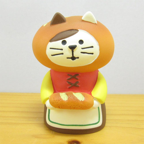 DECOLE（デコレ）　concombre（コンコンブル）　やまねこベーカリーpresents焼きたてパンマルシェシリーズ　ねこずきん　パン