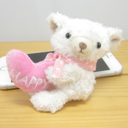 COBE COBE（コービーコービー）　だっこハートコービー　ぬいぐるみミニサイズ（ホワイト）