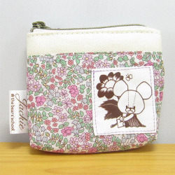 リバティ　くまのがっこう　ミニポーチ（ピンク）