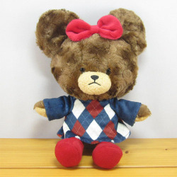 くまのがっこう　アーガイルシリーズ（Argyle）　ジャッキー　ぬいぐるみS