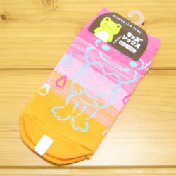 カエルのピクルス（かえるのピクルス）　キッズソックス　ピクルス　グラデ　ハート　PKOR