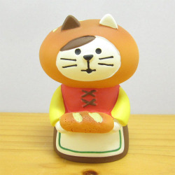 DECOLE（デコレ）　concombre（コンコンブル）　やまねこベーカリーpresents焼きたてパンマルシェシリーズ　ねこずきん　パン