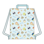 すみっコぐらし　キルトナップサック（ブルー）