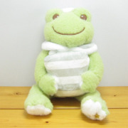 今日はピクルスものんびりお家でリラックス！カエルのピクルス（かえるのピクルス）　リラックスホームシリーズ　ビーンドール　グリーン