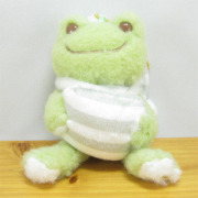 ふわモコキュートなピクルスと一緒にリラックス♪カエルのピクルス（かえるのピクルス）　リラックスホームシリーズ　マスコット　グリーン
