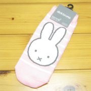 プリントソックス　キャラックス　ディック・ブルーナ　ミッフィー（miffy）　ソックス（ボーダー　PK）【靴下　レディース】