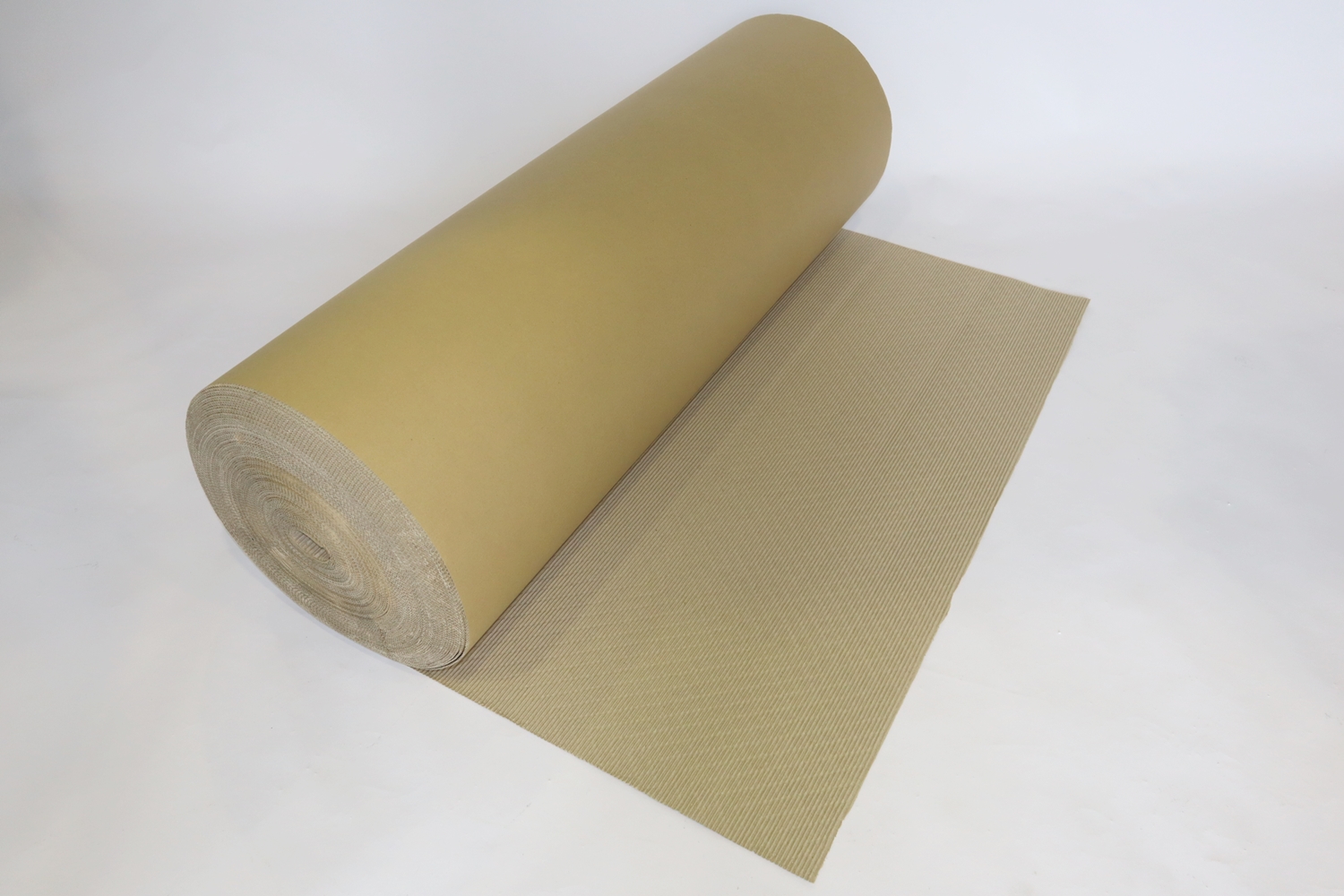 【３本】1100mm幅 楽折り巻きダンボール 1100mm幅×50M＋(表面保護材としてプラス2M巻き)【送料無料】