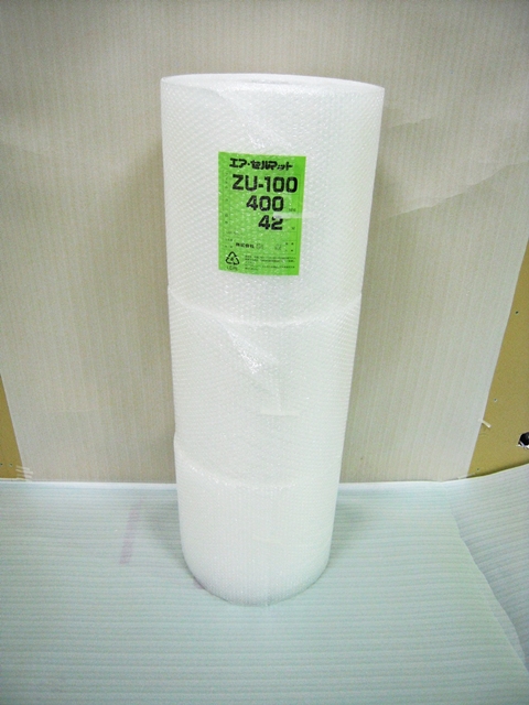 【３００巻】ZU100 エアセルマット ロール スリット（400mm幅×42M）和泉製【送料無料】