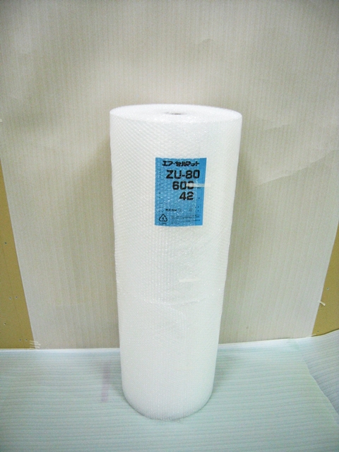 【４００巻】ZU80 エアセルマット ロール スリット（600mm幅×42M）和泉製【送料無料】
