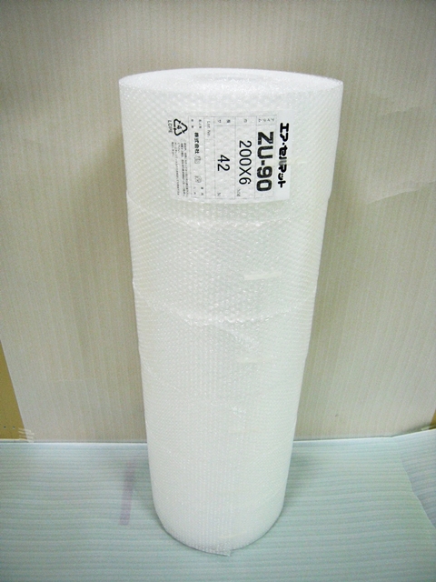 【６００巻】ZU90 エアセルマット ロール スリット（200mm幅×42M）和泉製【送料無料】