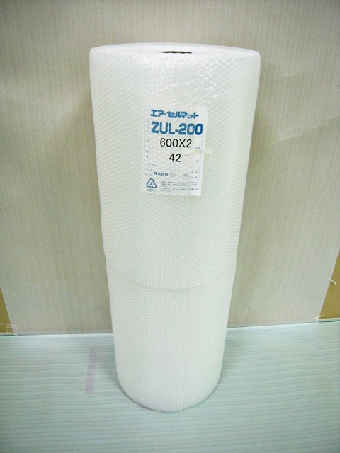 【１００巻】ZUL200 エアセルマット ロール スリット（600mm幅×42M）和泉製【送料無料】