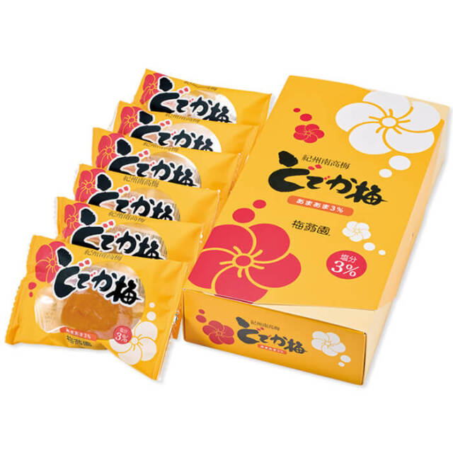 どでか梅 あまあま3％ (6粒入り)