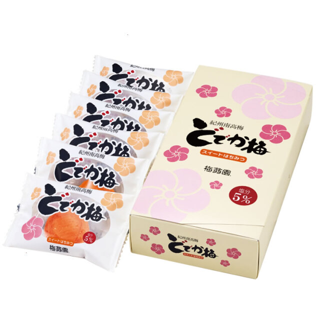 どでか梅 スイートはちみつ (6粒入り)