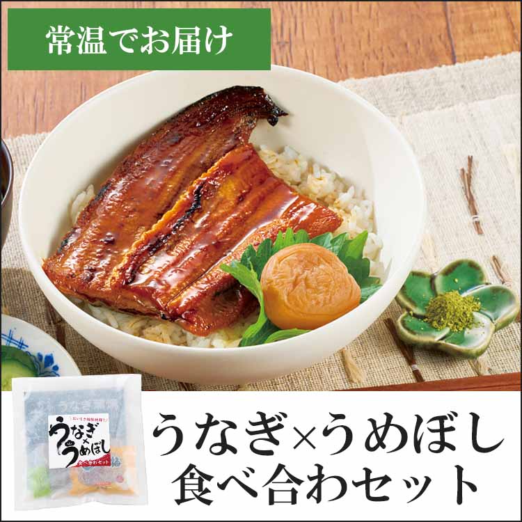 【送料無料】うなぎ×うめぼし 食べ合わセット (一人前)