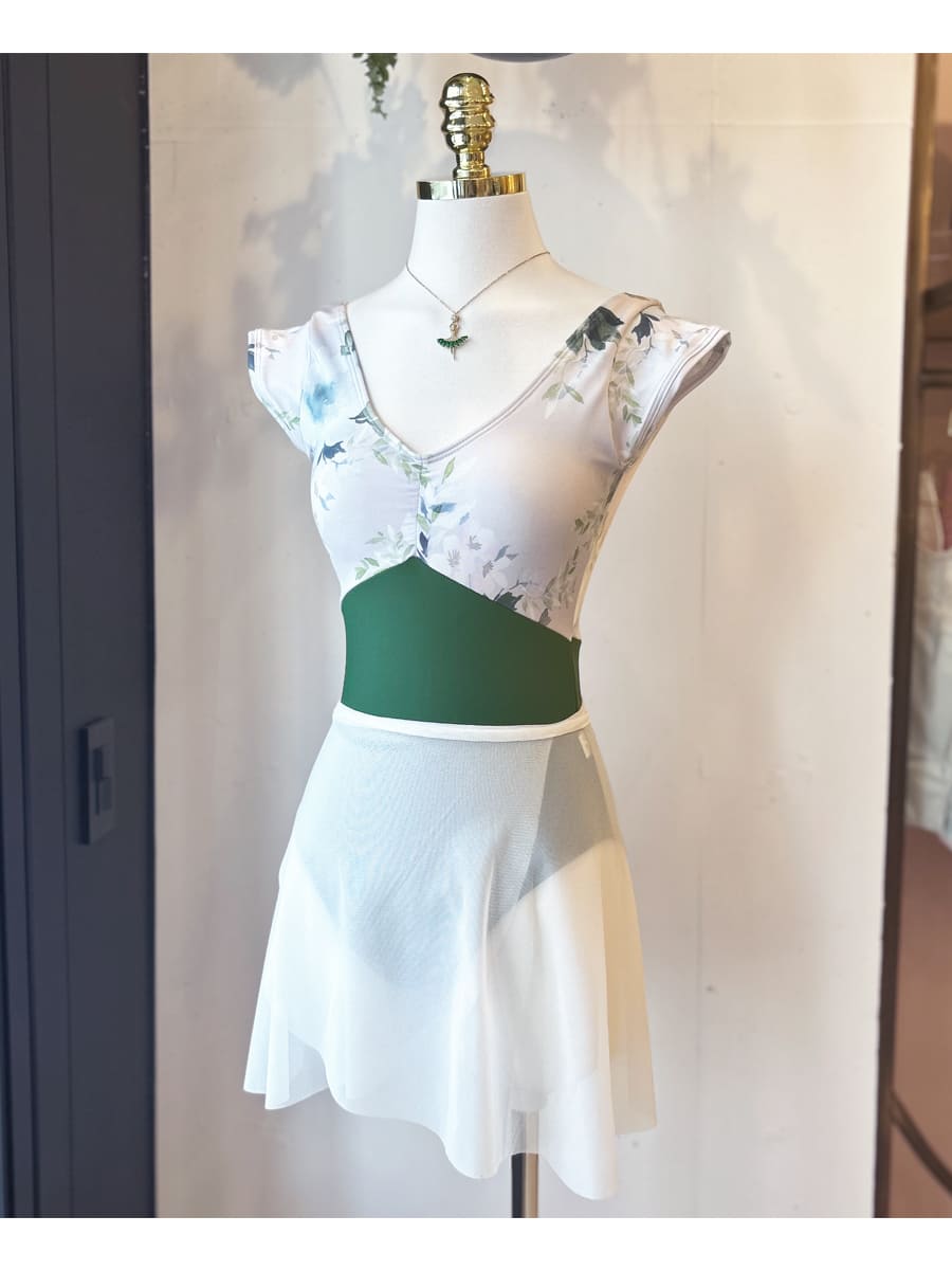 ClassIn（クラスイン）半袖クラシック・フラワー柄ストレッチ