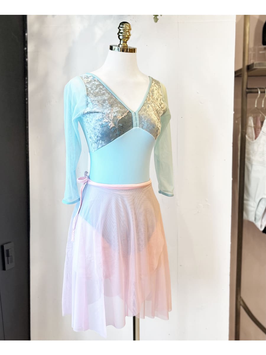 ClassIn（クラスイン）七分袖ストレッチ刺繍クラッシュ