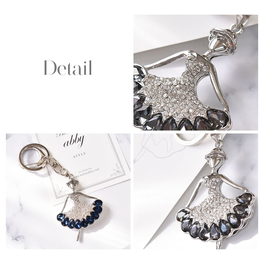 グッズ・雑貨＞バレリーナ・クリスタルドレス・チャーム＆キー