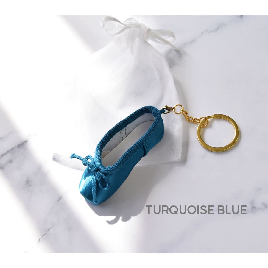 【新品・保管品】Tory Burch バレエシューズ キーホルダー チャーム キーホルダー キーチャーム トゥシューズ型 かわいい バレエ