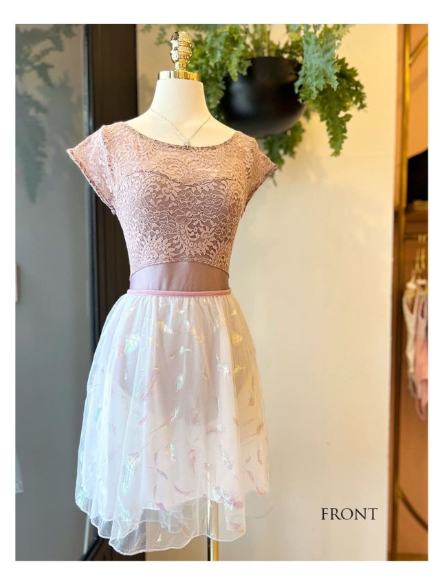 バレエ♡ブルオンスカート Junior ホワイト プルオンスカート | バレエショップSnowflake