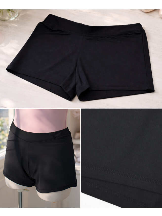 abbyオリジナル＞ナイロンストレッチショートパンツ｜バレエウェア
