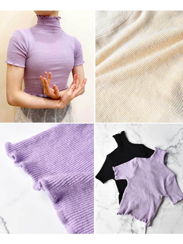 長袖　グラデーション　紫　パープル　バレエ　新品　レディース 長袖グラデーション紫パープルバレエ新品レディース