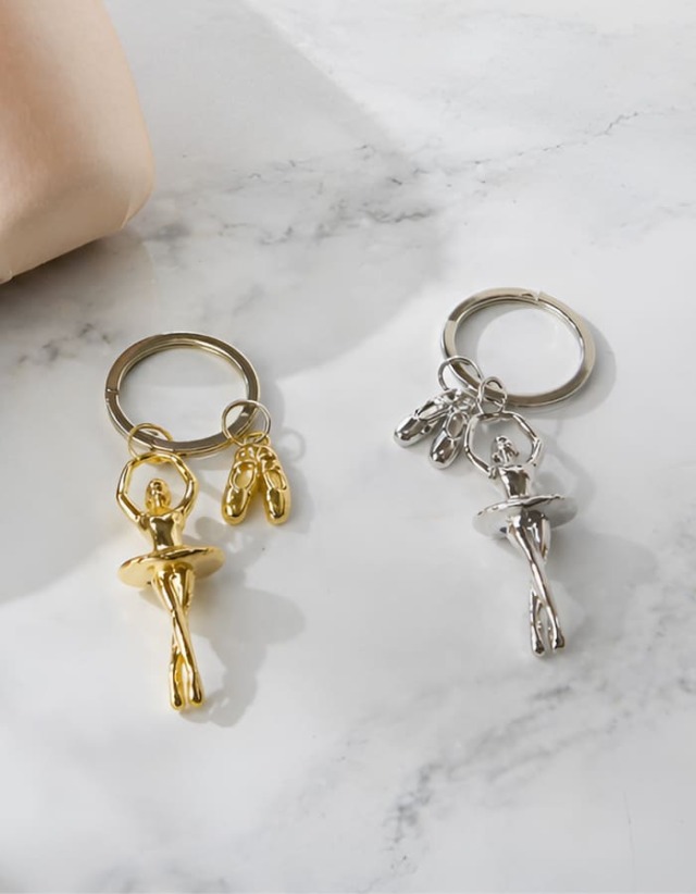 ＜バレエ・舞台用アクセサリー＞バレリーナ＆シューズチャーム