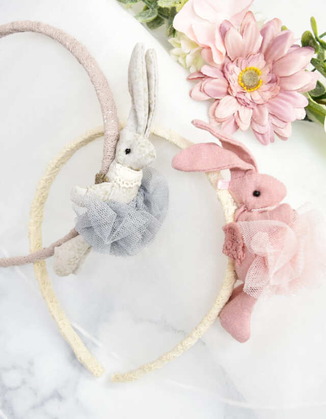 ＜グッズ・雑貨＞abbyオリジナル ハンドメイド・ラビットカチューシャ