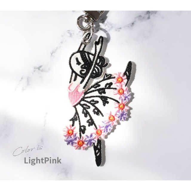 グッズ・雑貨＞バレリーナ刺繍キーチェーン｜バレエウェア・用品の専門