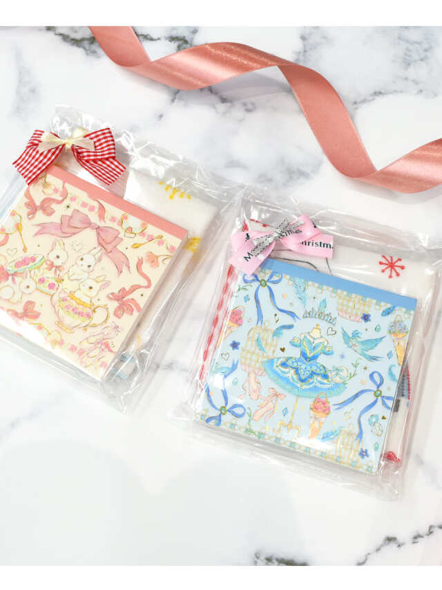 バレエ雑貨・ギフトセット＞バレエ雑貨2点（たけいみき・シンジカトウ