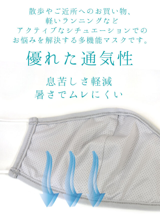 紐調整パーツ付き】 マスク ひんやり接触冷感の洗える素材UVカットATB-UV+を使用 6枚までメール便可 紐調整パーツ付き】 マスク ひんやり接触冷感の洗える素材UVカットATB-UV+を使用 6枚までメール便可