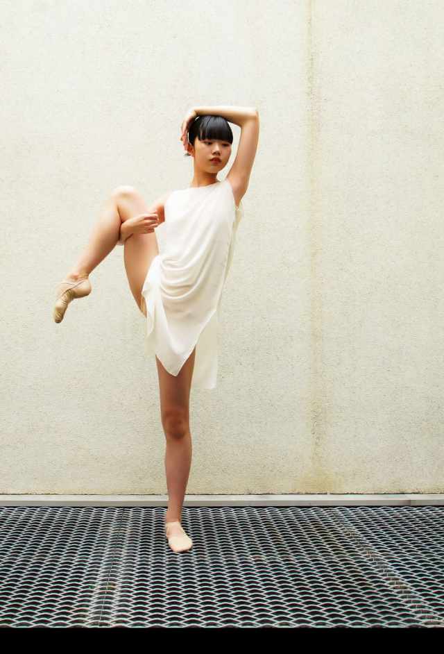 Maiko Miyauchi ベージュ バレエレオタード コンテ 衣装 Maiko