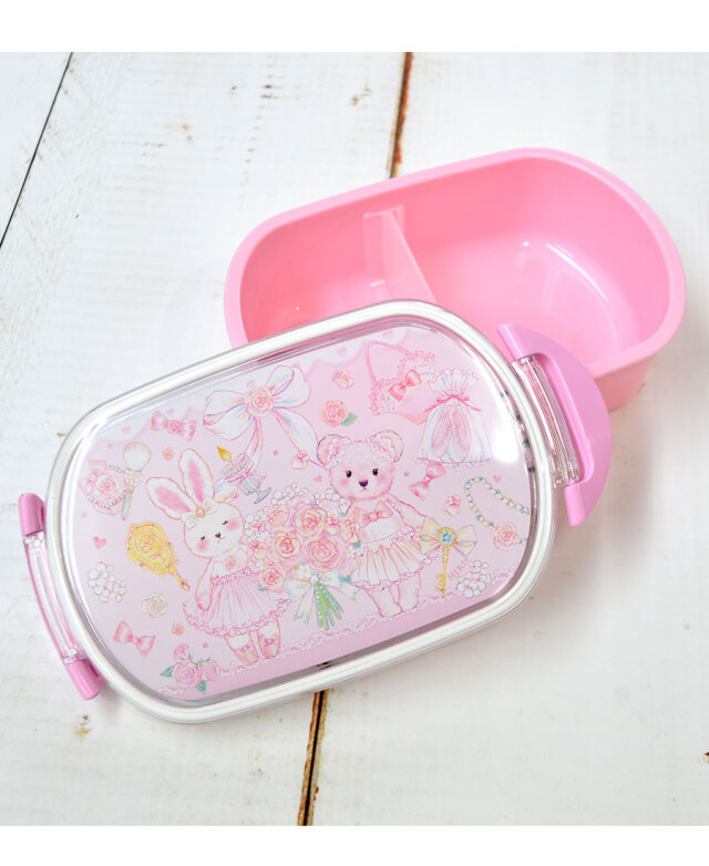 <グッズ>たけいみき1段ロック式ランチボックス(LB-15160/LB-15373) 弁当箱 1段 総容量450ml 幼稚園 保育園 4歳~